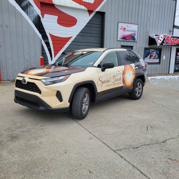 Signarama Rivercities Wraps Fleet Vehicles for Special Touch Nursing Services in Charleston, WV