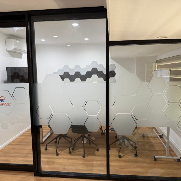 Creative Office Frosting & Printed Signage for WeConnect – West Perth