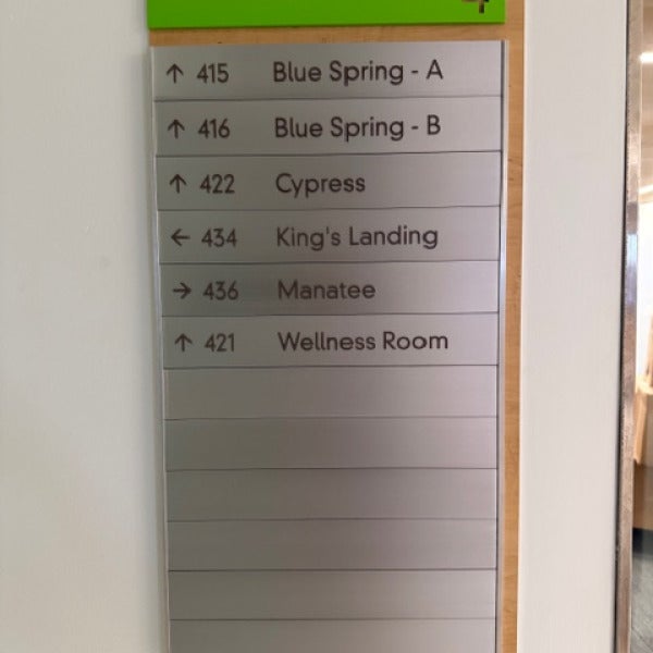 Custom Wayfinding Signage for Abbott Labs!