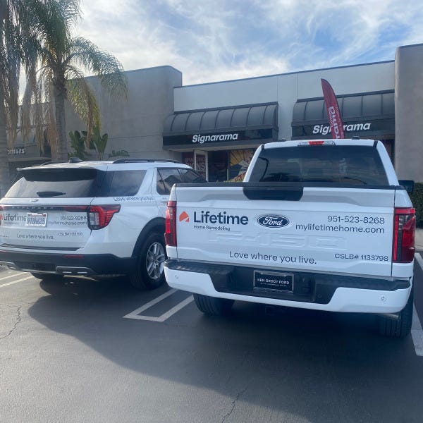 Lifetime Home Remodeling Fleet Graphics