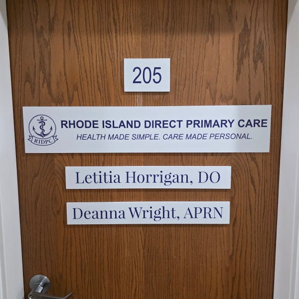 RIDPC Office Door Signage