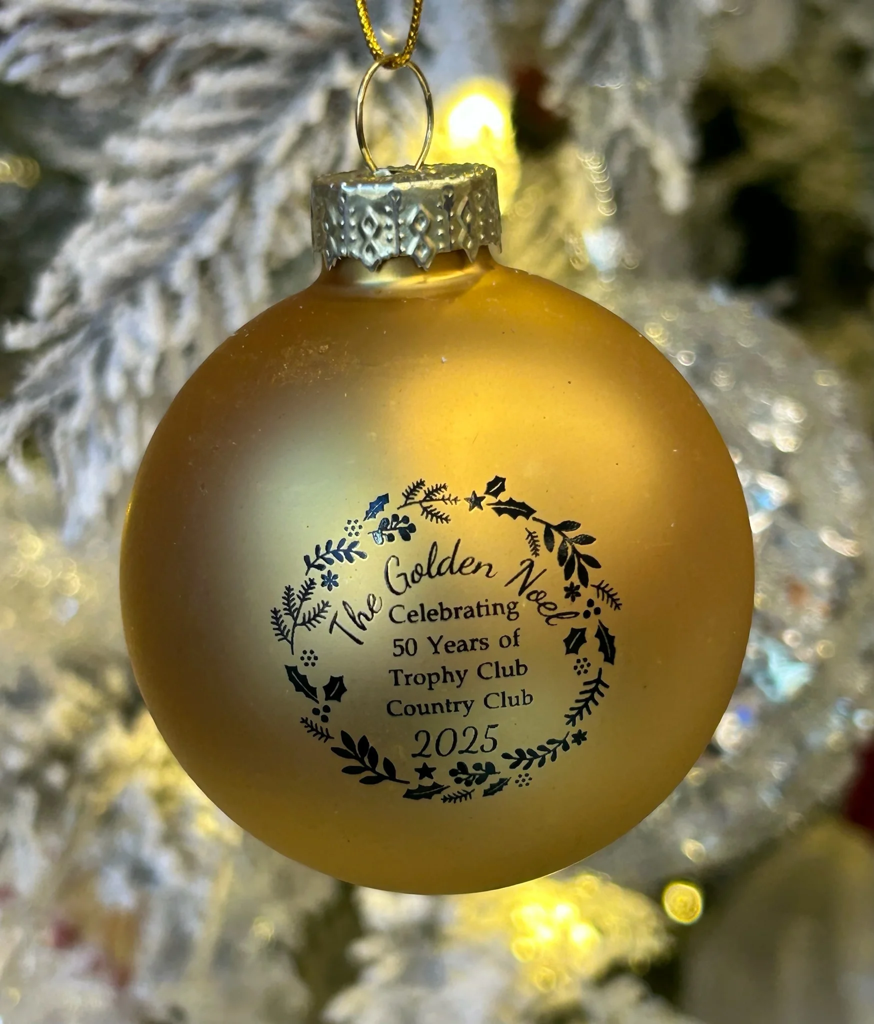 Custom Ornaments to Celebrate 50th Anniversary!