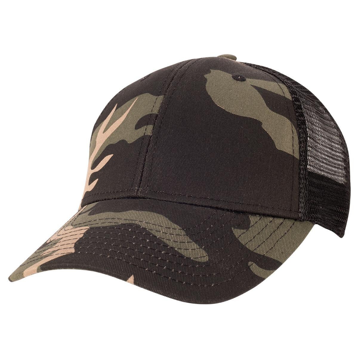 Black Camo Trucker Cap