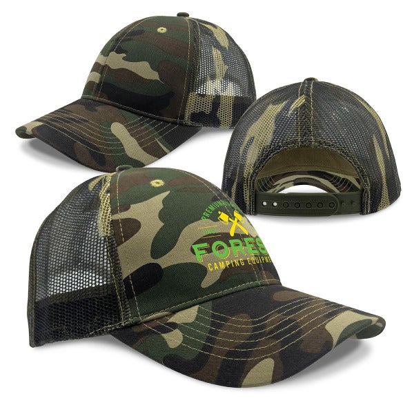 Custom Camo Trucker Cap
