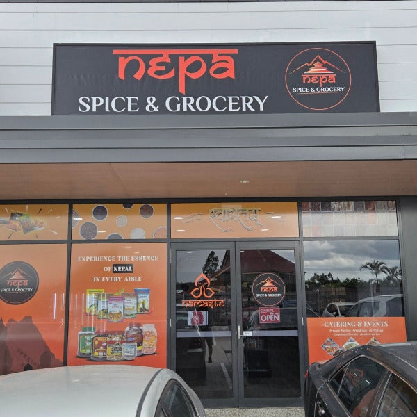 Vibrant Shopfront Signage for Nepa Spice & Grocery - Signarama Ipswich