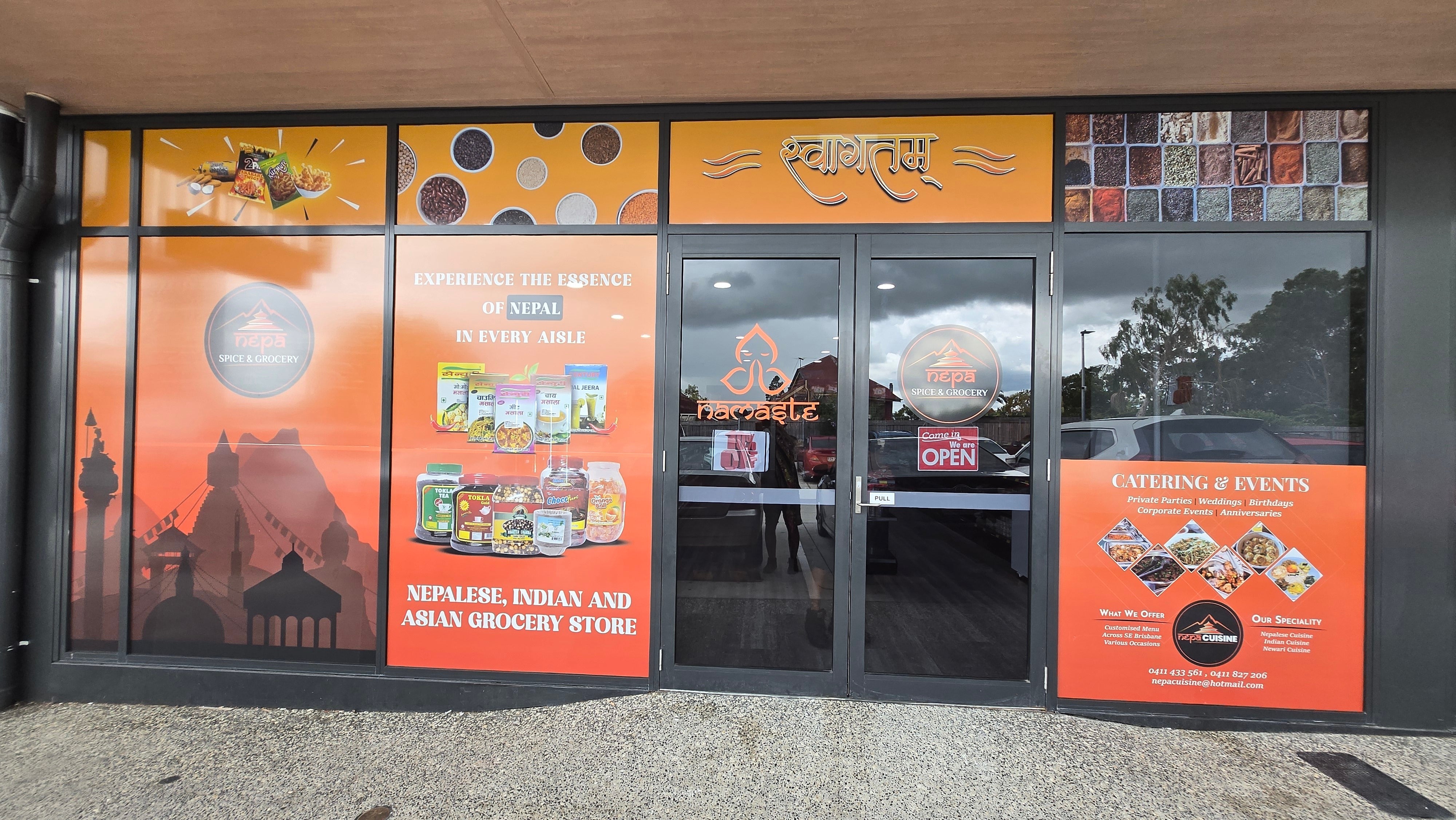 Vibrant Shopfront Signage for Nepa Spice & Grocery - Signarama Ipswich