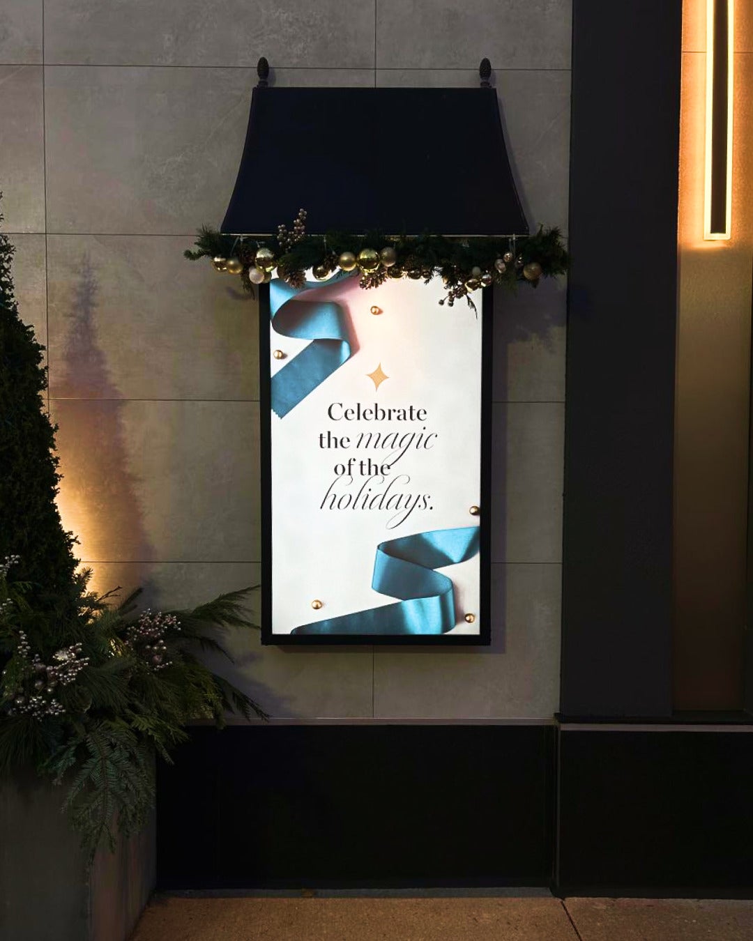 Brilliant Holiday Glow — Custom Outdoor LED Lightboxes for Knar Jewellery Oakville