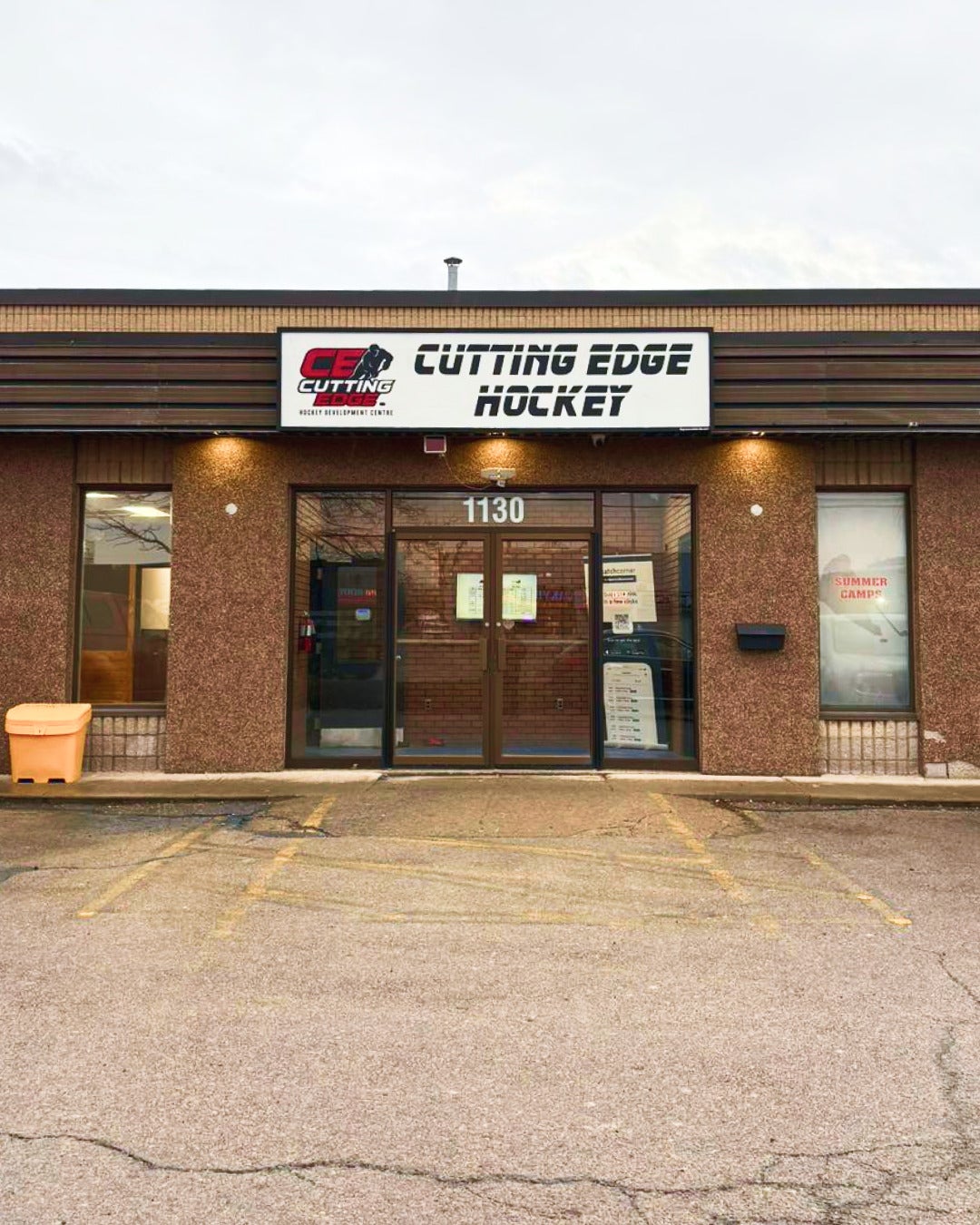 Rushed and Remarkable — Custom Outdoor LED Lightbox for Cutting Edge Hockey Development Centre Completed in Under a Week