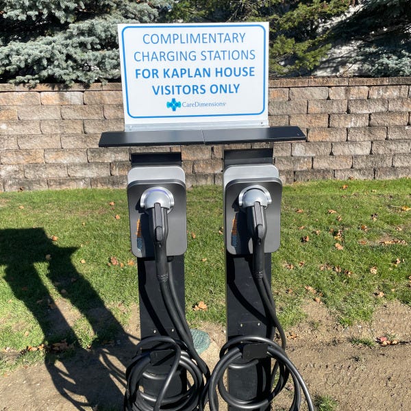 Care Dimensions - EV Parking Sign - Deanvers