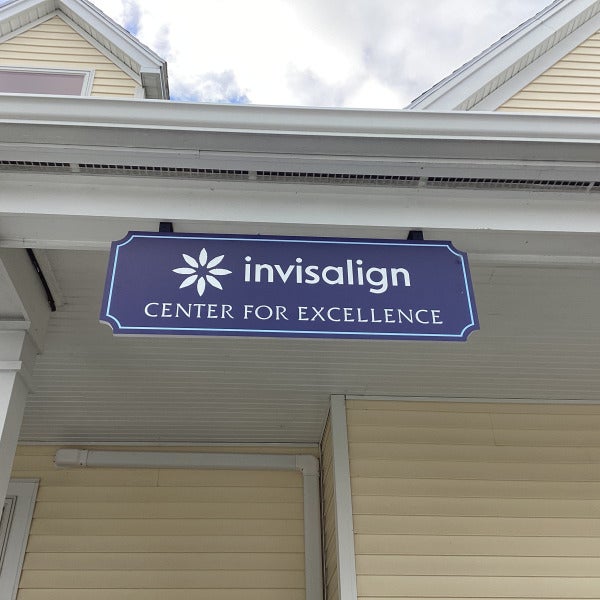 Hanging Sign Installation for New England Property Management – Middleton, MA