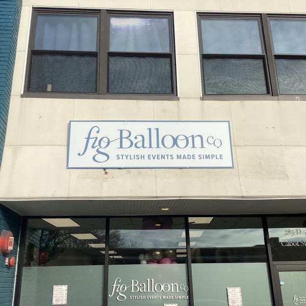 Fig Balloon Beverly Storefront