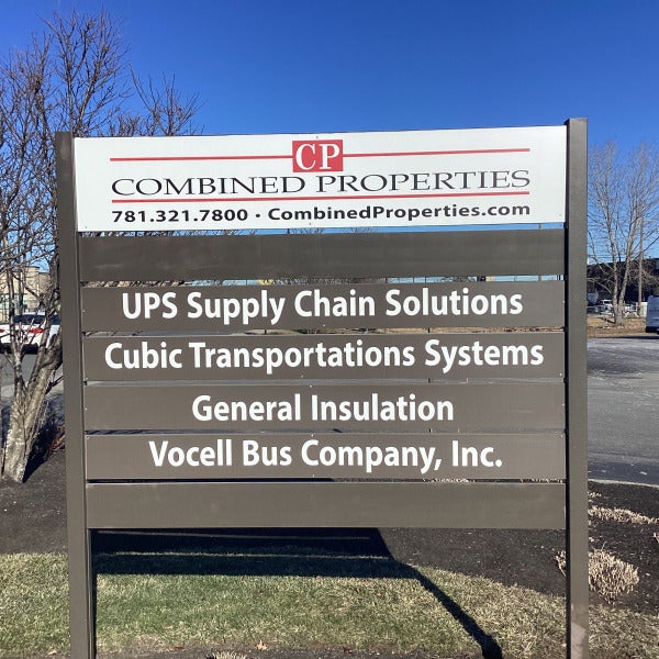 Directory Sign Reface Using ACM Slats for Combined Properties – Malden, MA
