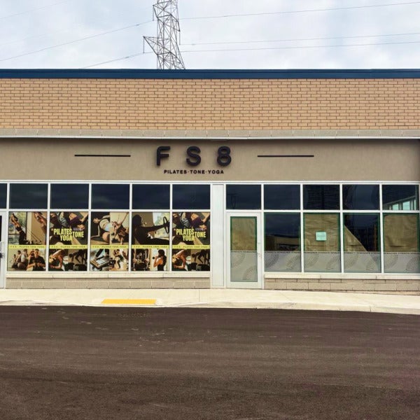 A Complete Storefront Rebrand for FS8 Burlington — A Bold New Look for One of Ontario’s First Studios