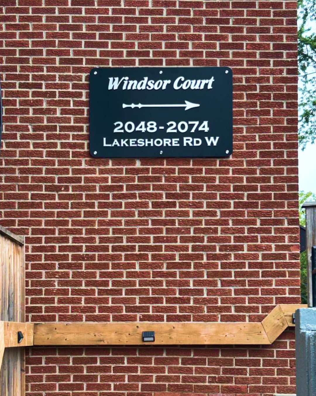Sleek and Functional — Custom Address Sign for Signature Property Management