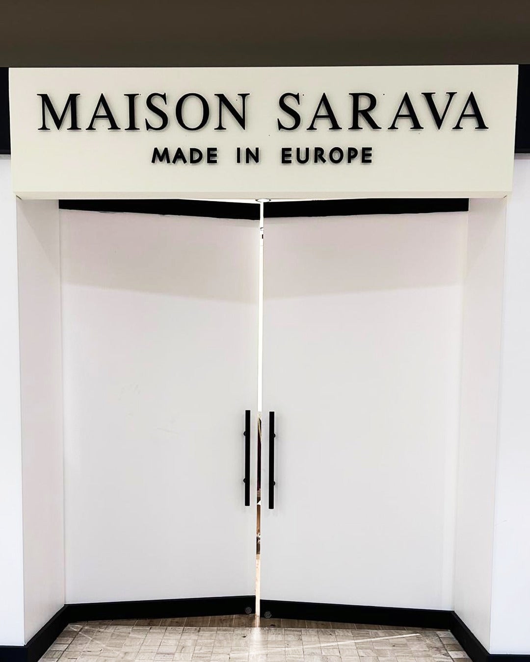 Chic and On Time — 3D Acrylic Façade Sign for Maison Sarava’s Toronto Grand Opening