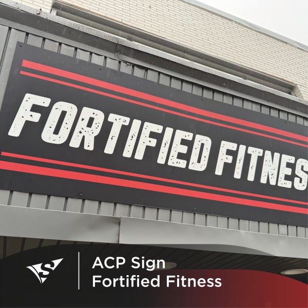 Storefront Signage for Fortified Fitness