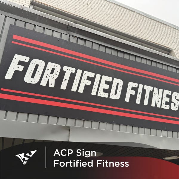 Storefront Signage for Fortified Fitness