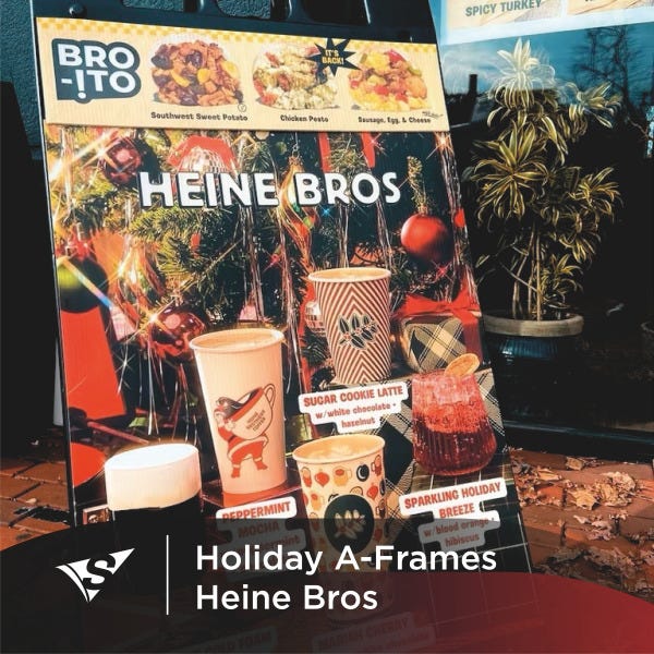 Heine Brothers Coffee Holiday Branding