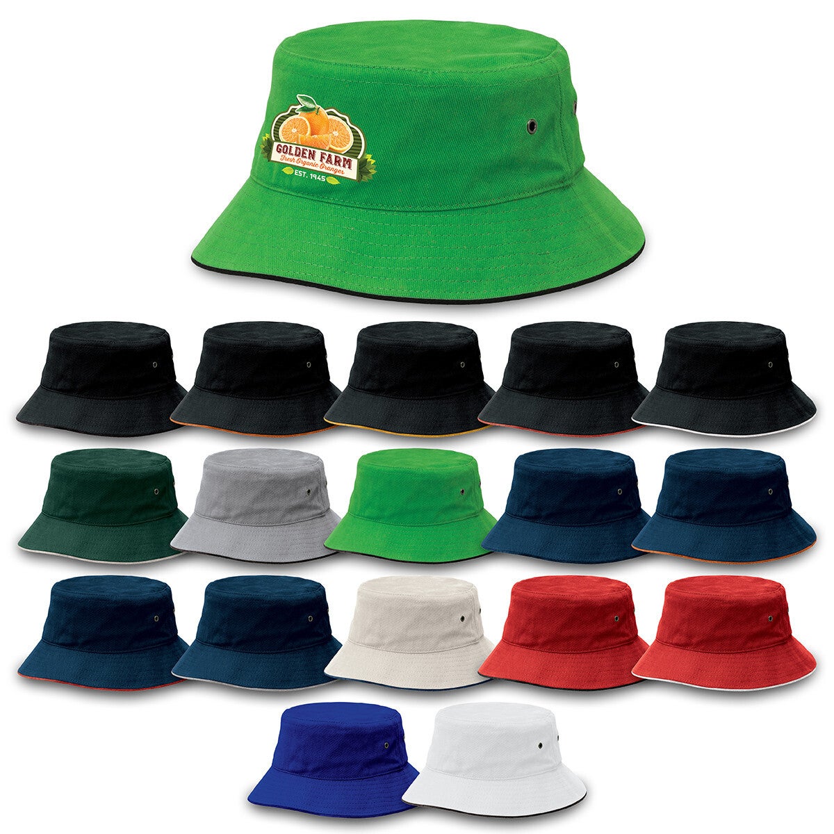 Sandwich Brim Bucket Hat