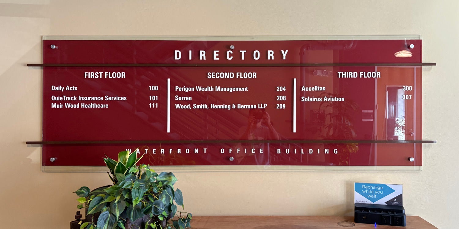 Building Directory Signs