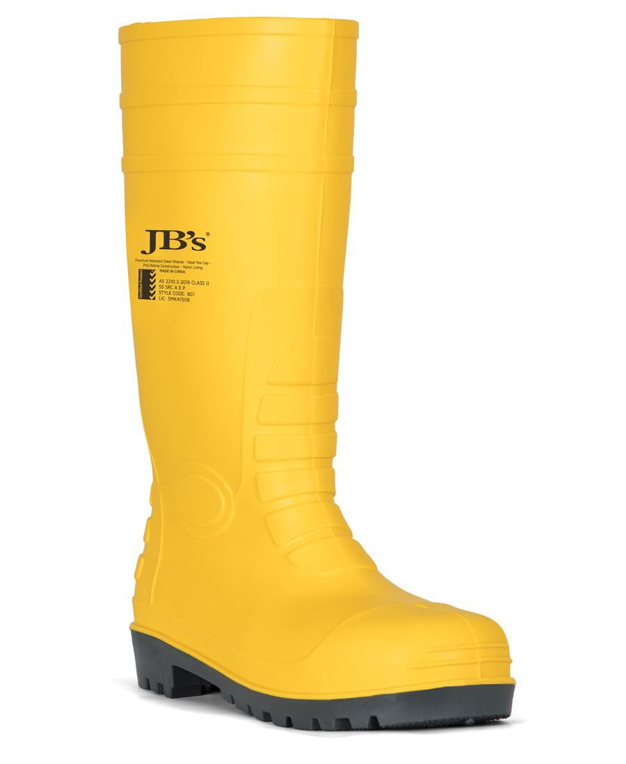 STEEL TOE CAP AND STEEL PLATE GUMBOOT