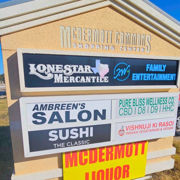 Monument sign
