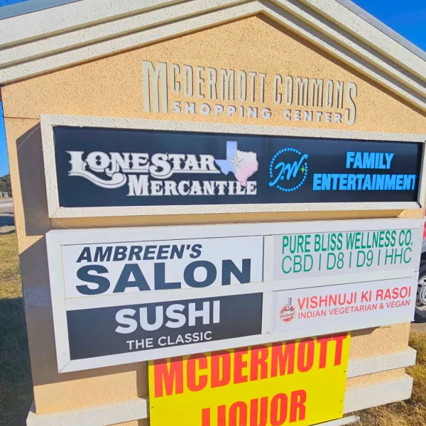 Monument sign