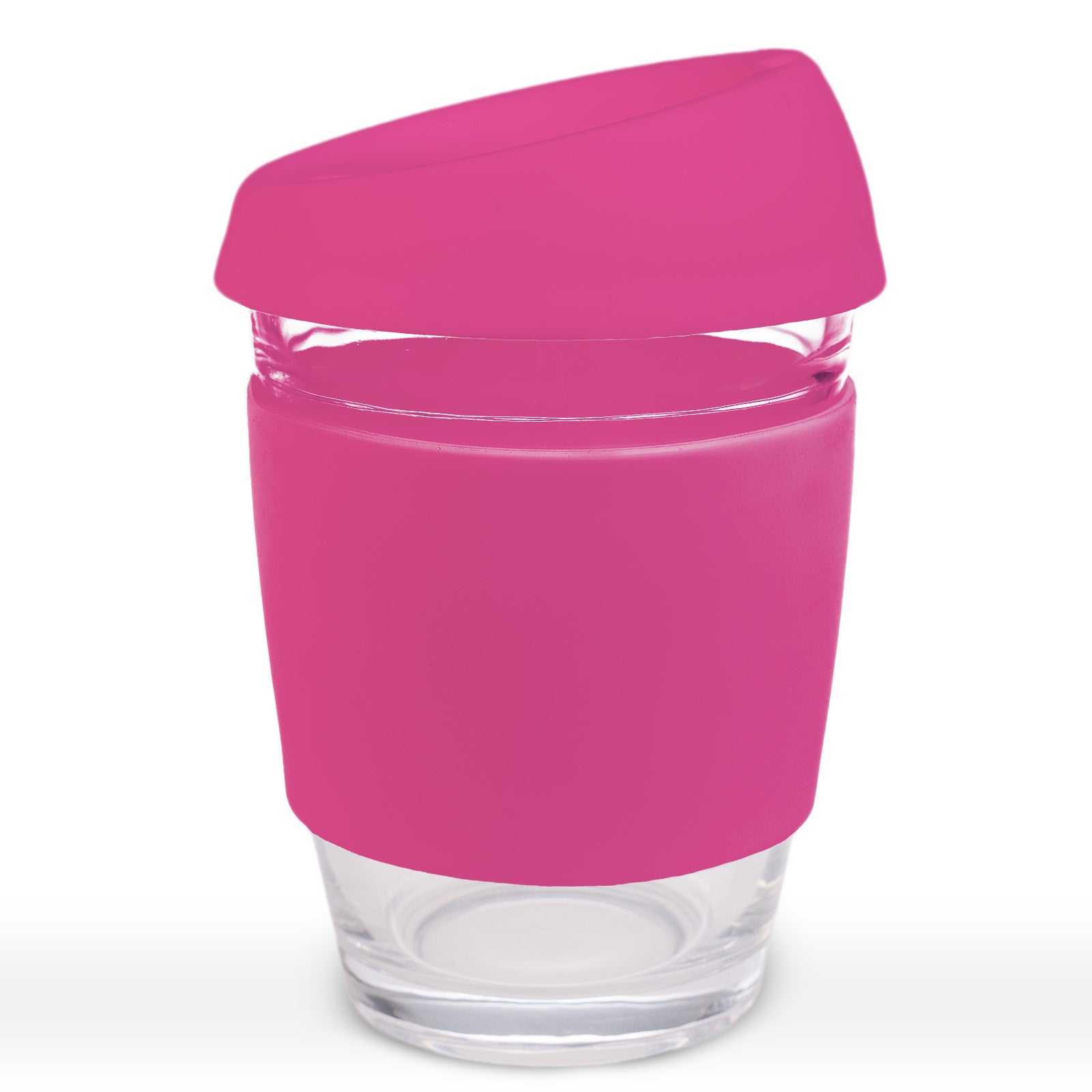 Vienna Glass Coffee Cup / Silicone Lid