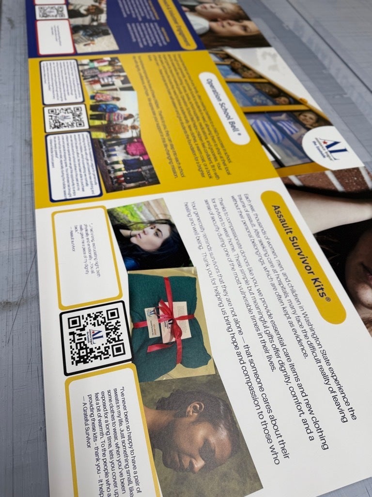 Poster boards that Educate, Inform and Inspire Action - Assistance League of the Eastside, Redmond, WA