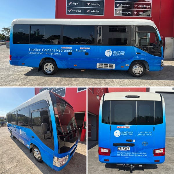 Bus Vinyl Sign Wrap - Signs Brisbane