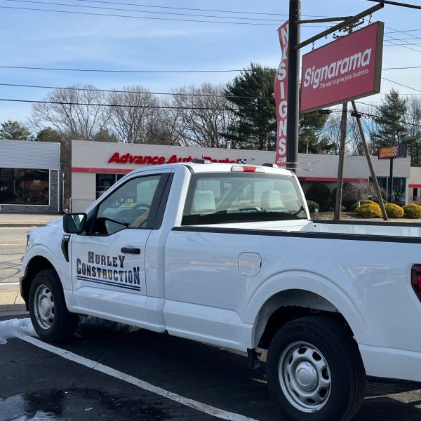 Hurley Construction - Vehicle Lettering