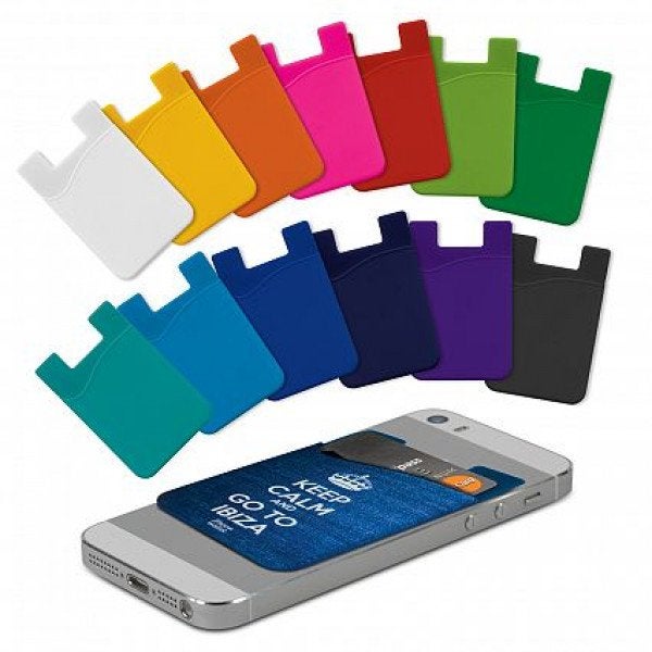 Custom Silicone Phone Wallet - Full Colour