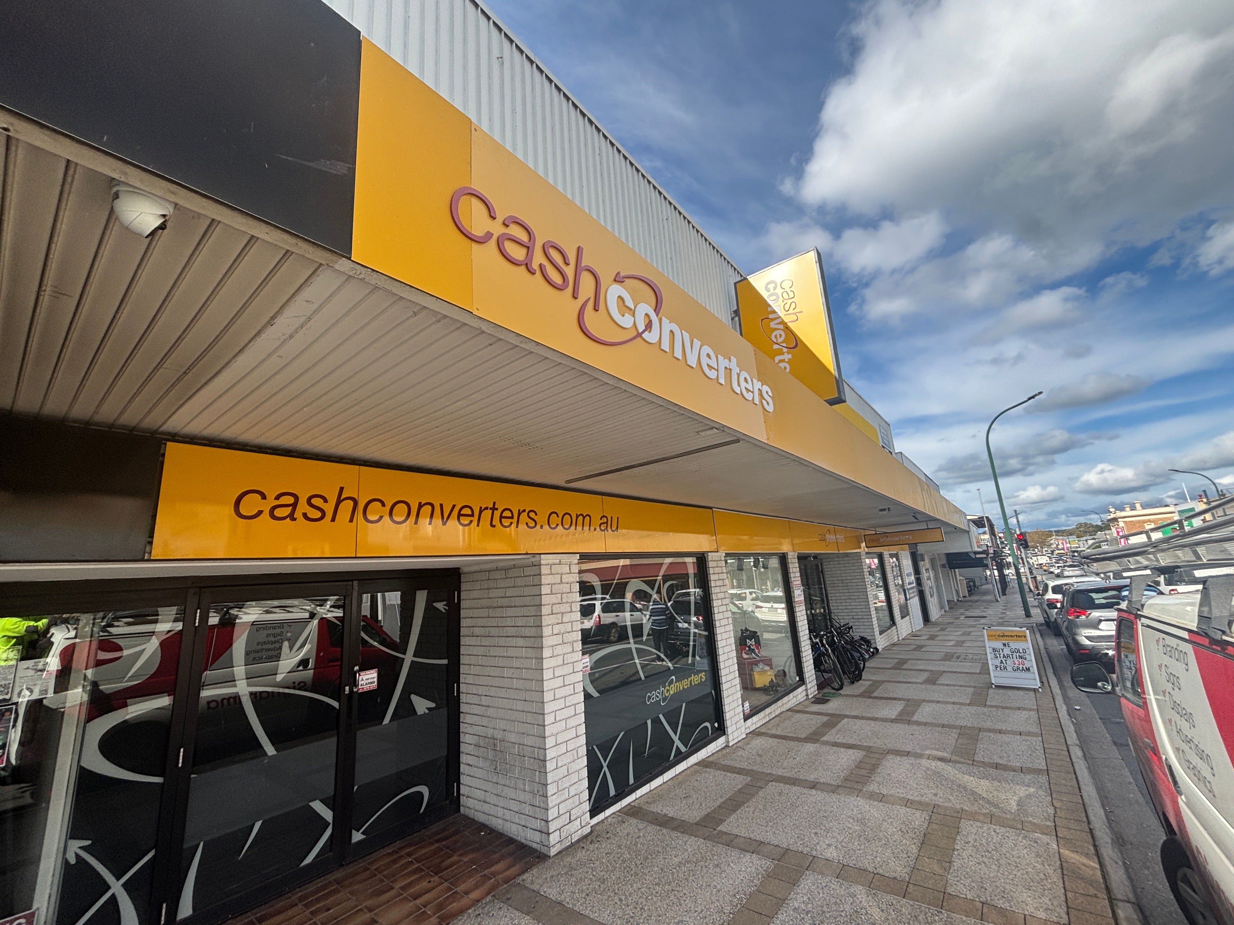 Retail Signage Delivered for Cash Converters Gawler (In collaboration with Sutherland Shopfitters)