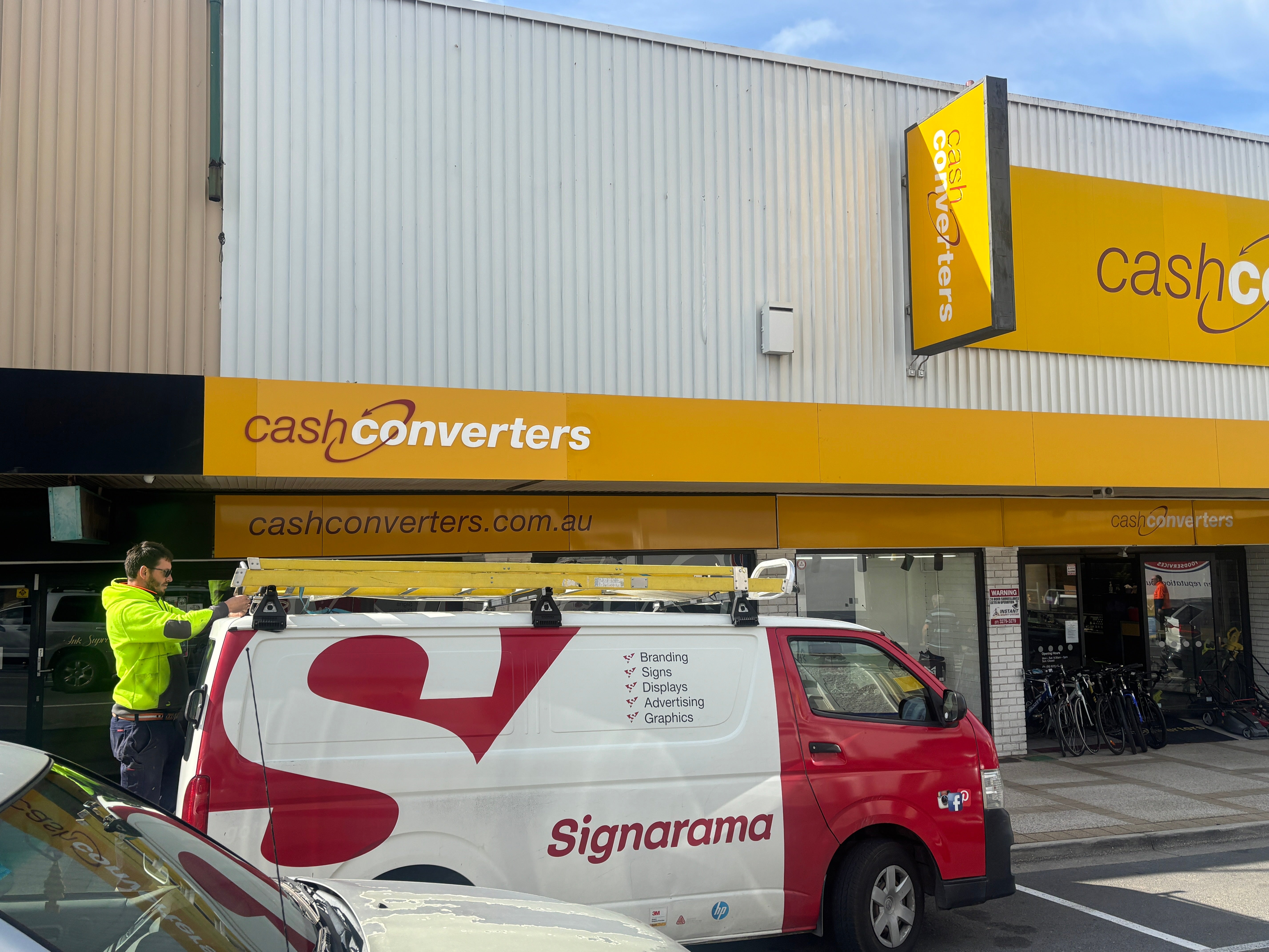 Retail Signage Delivered for Cash Converters Gawler (In collaboration with Sutherland Shopfitters)