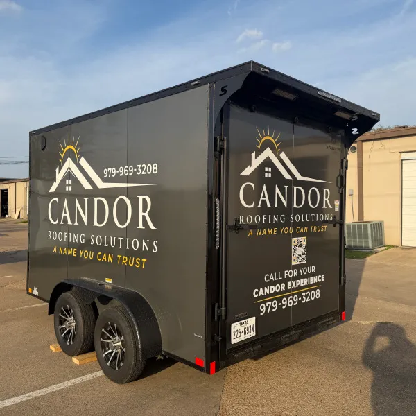 Candor Roofing Trailer Graphics