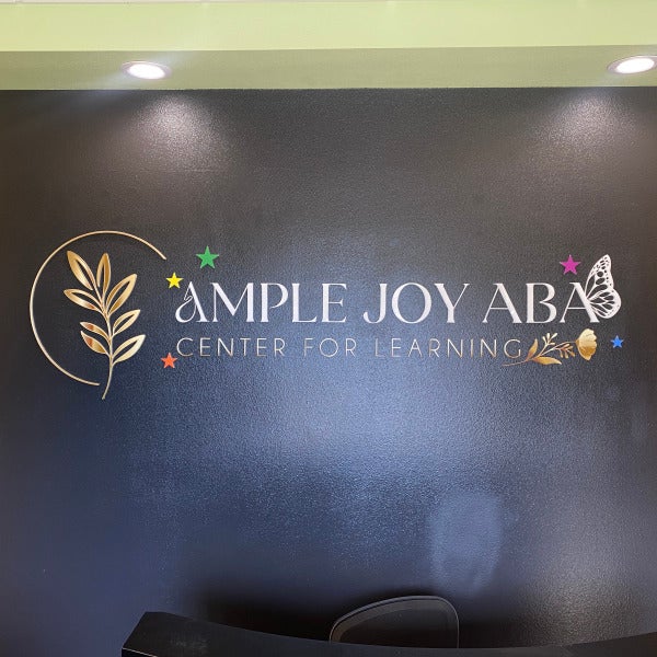 Custom Acrylic Sign for Ample Joy ABA in San Bernardino, CA