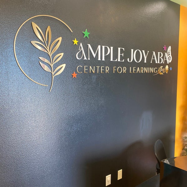 Ample Joy ABA Acrylic Lobby Sign