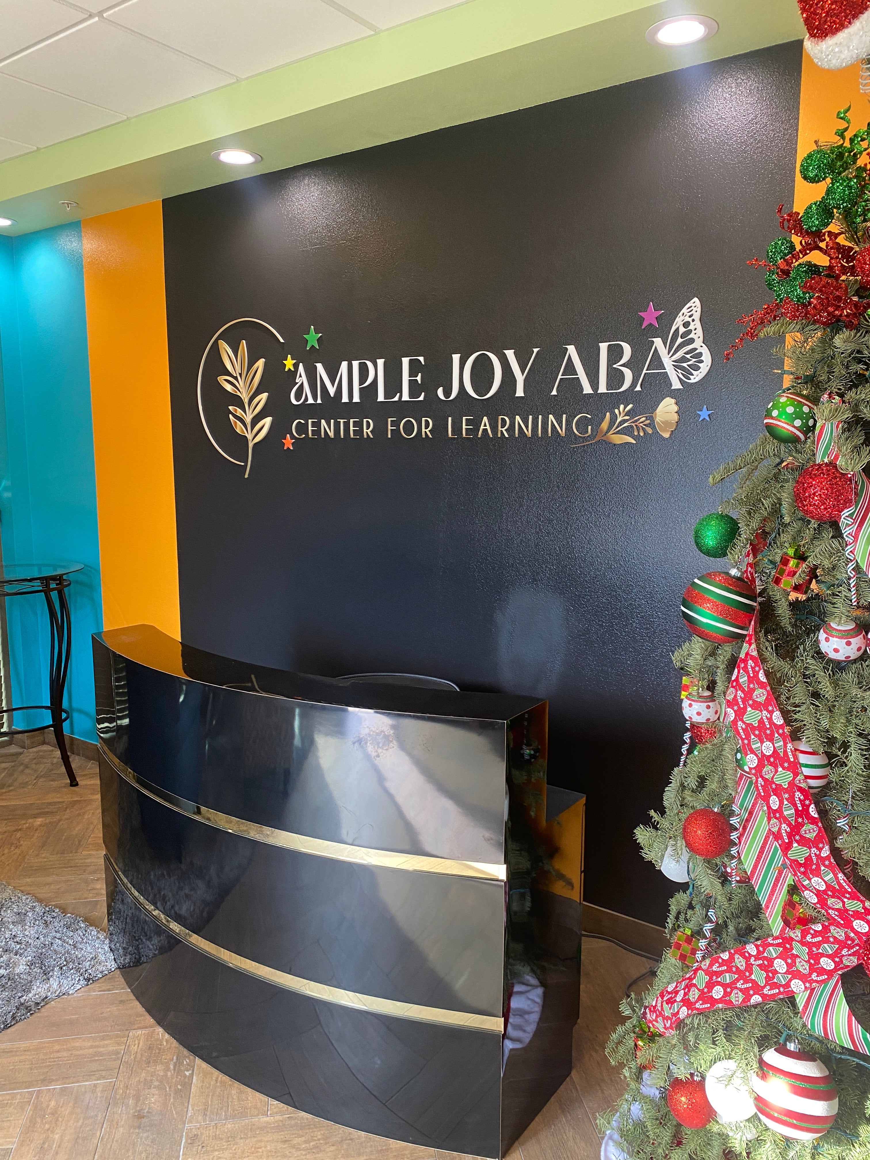 Custom Acrylic Sign for Ample Joy ABA in San Bernardino, CA