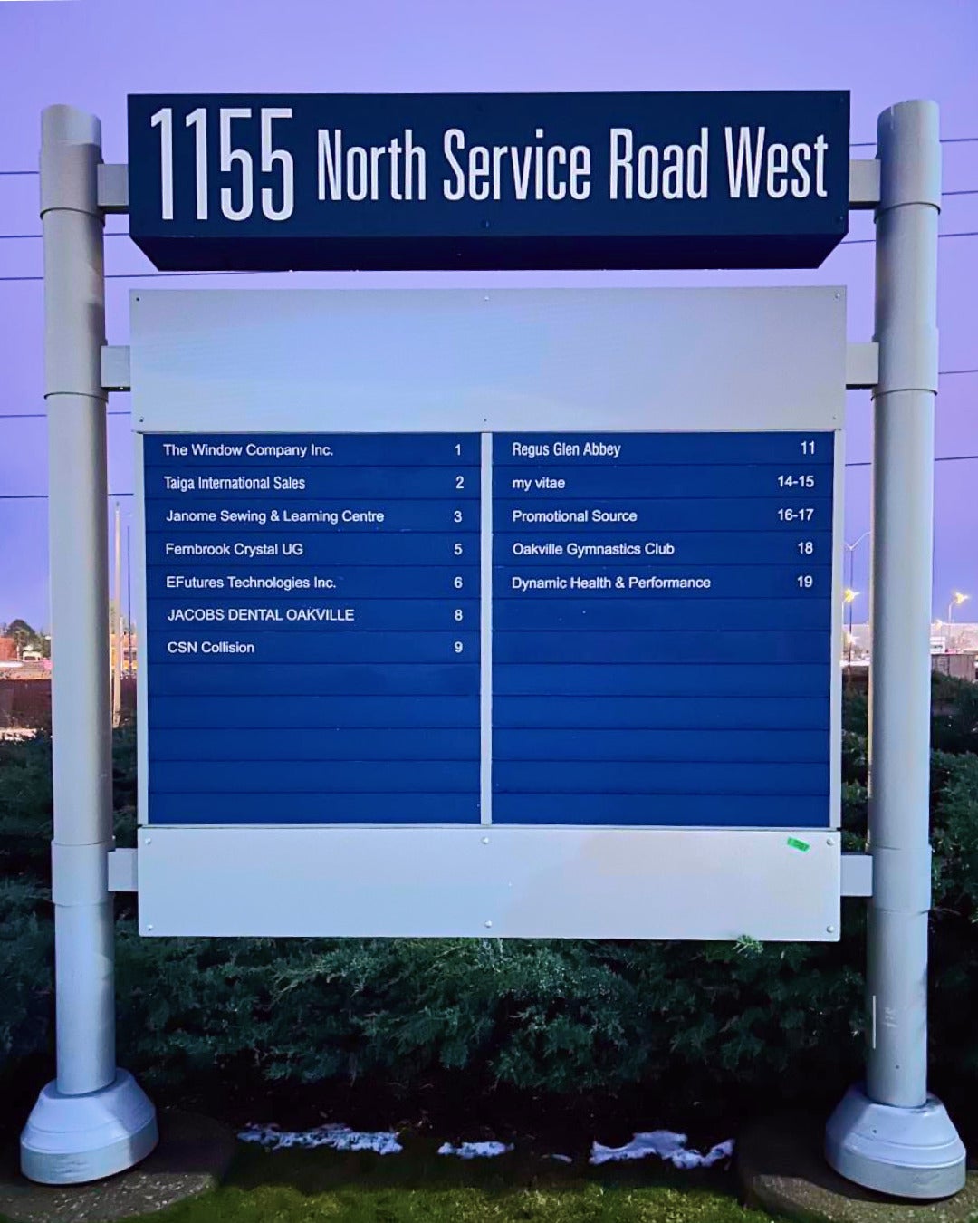 Refreshed and Organized — Pylon Sign Repair and Update for Wilson Blanchard in Oakville