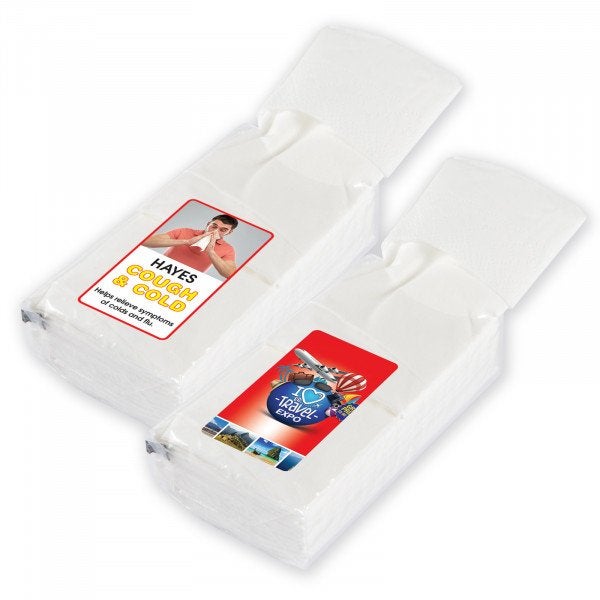 Custom Pocket Tissues - 10 Pack