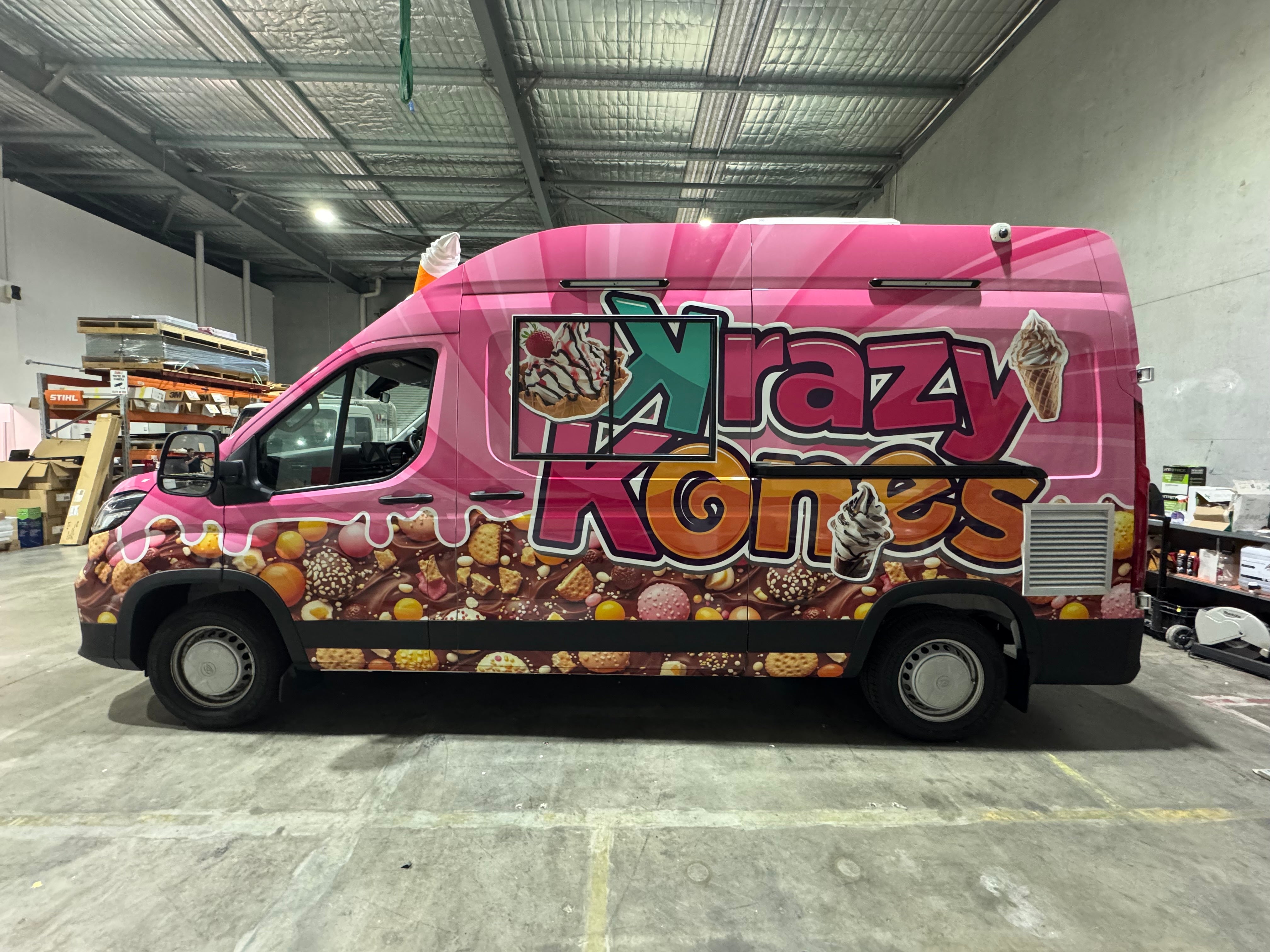 Project Spotlight: Krazy Kones Ice Cream Van