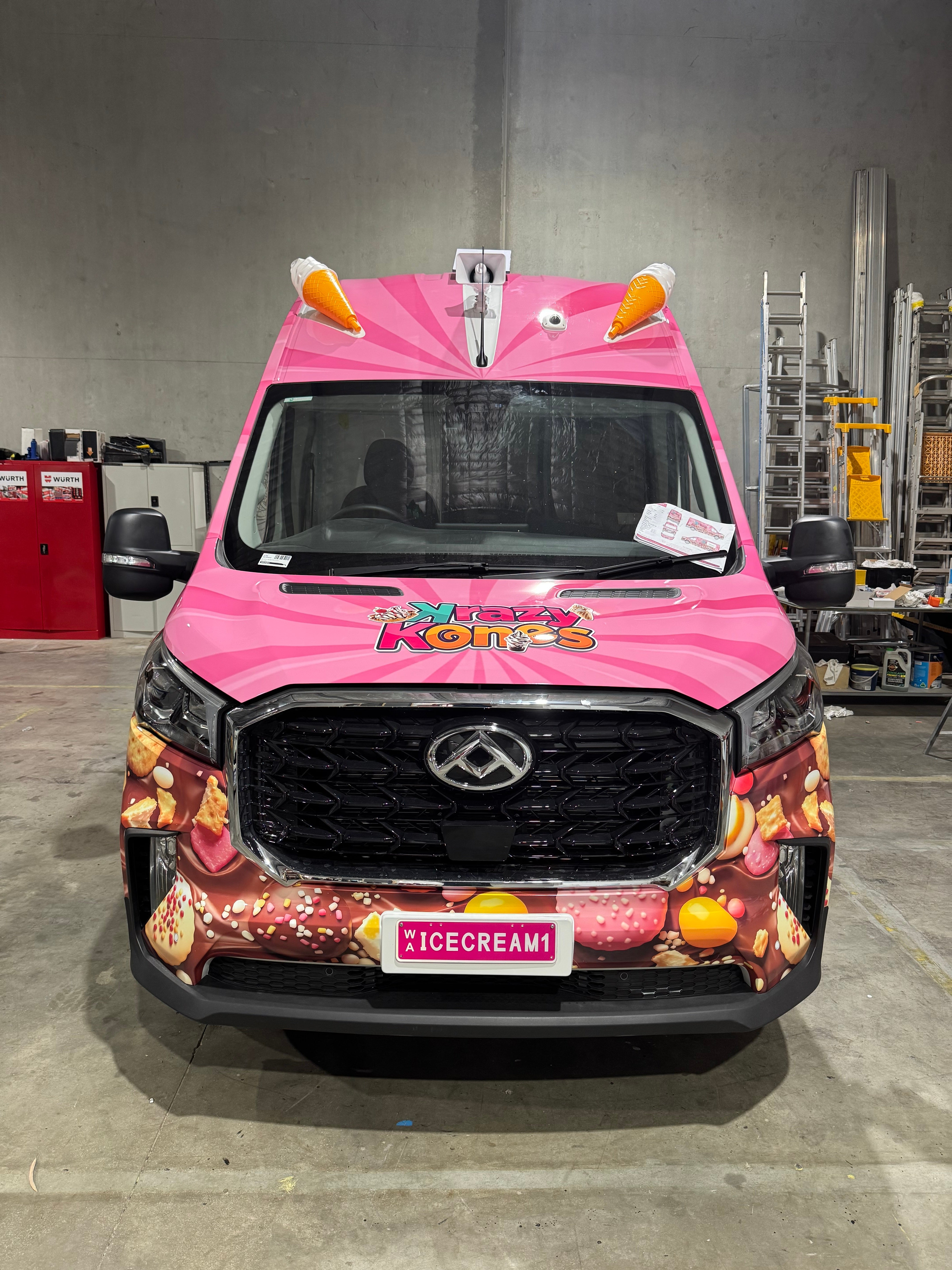 Project Spotlight: Krazy Kones Ice Cream Van