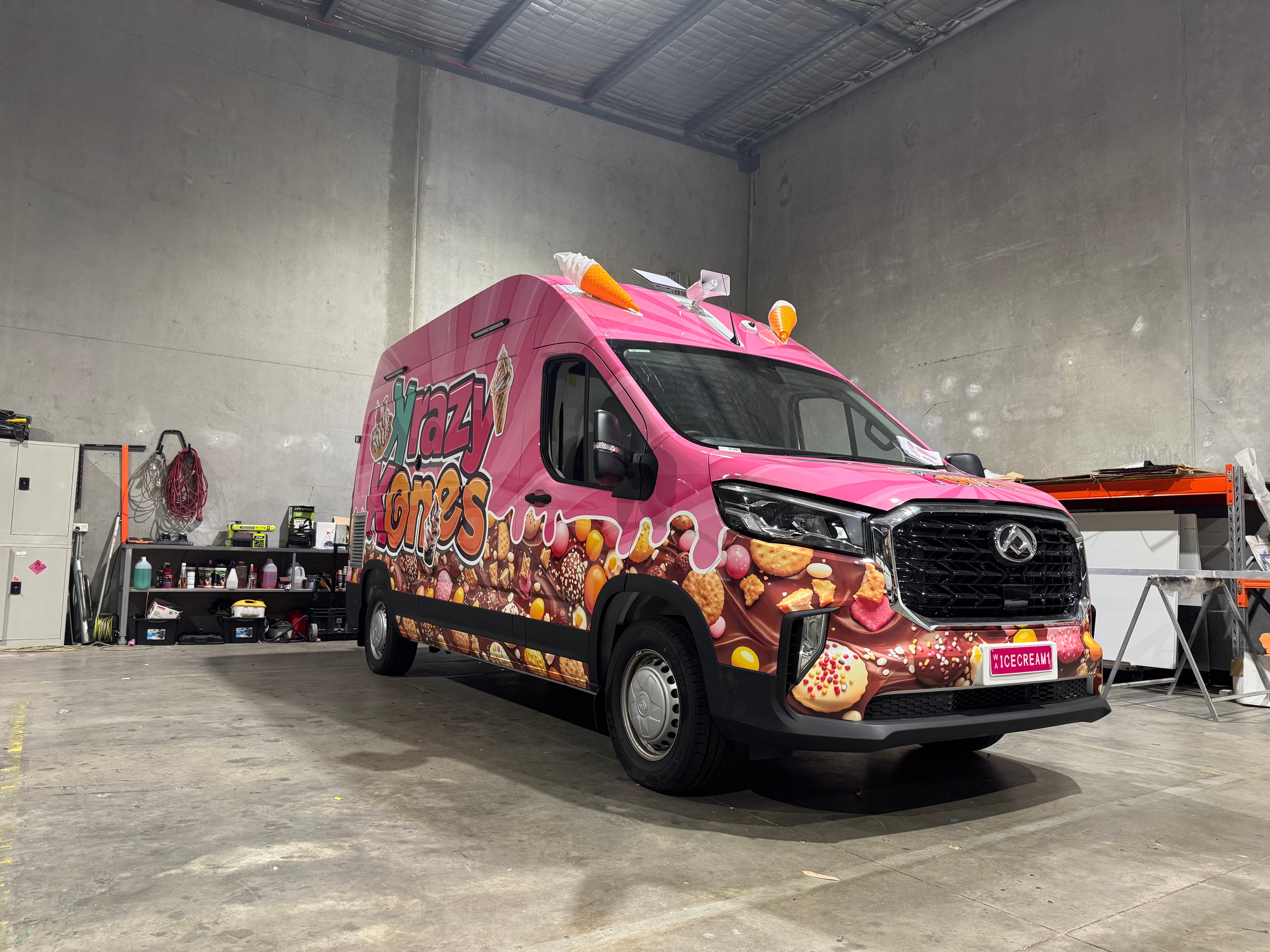 Project Spotlight: Krazy Kones Ice Cream Van