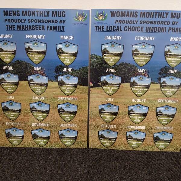 Scottburgh Golf Club Monthly Mug