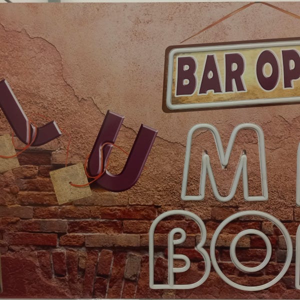 Plumpbob Bar Sign