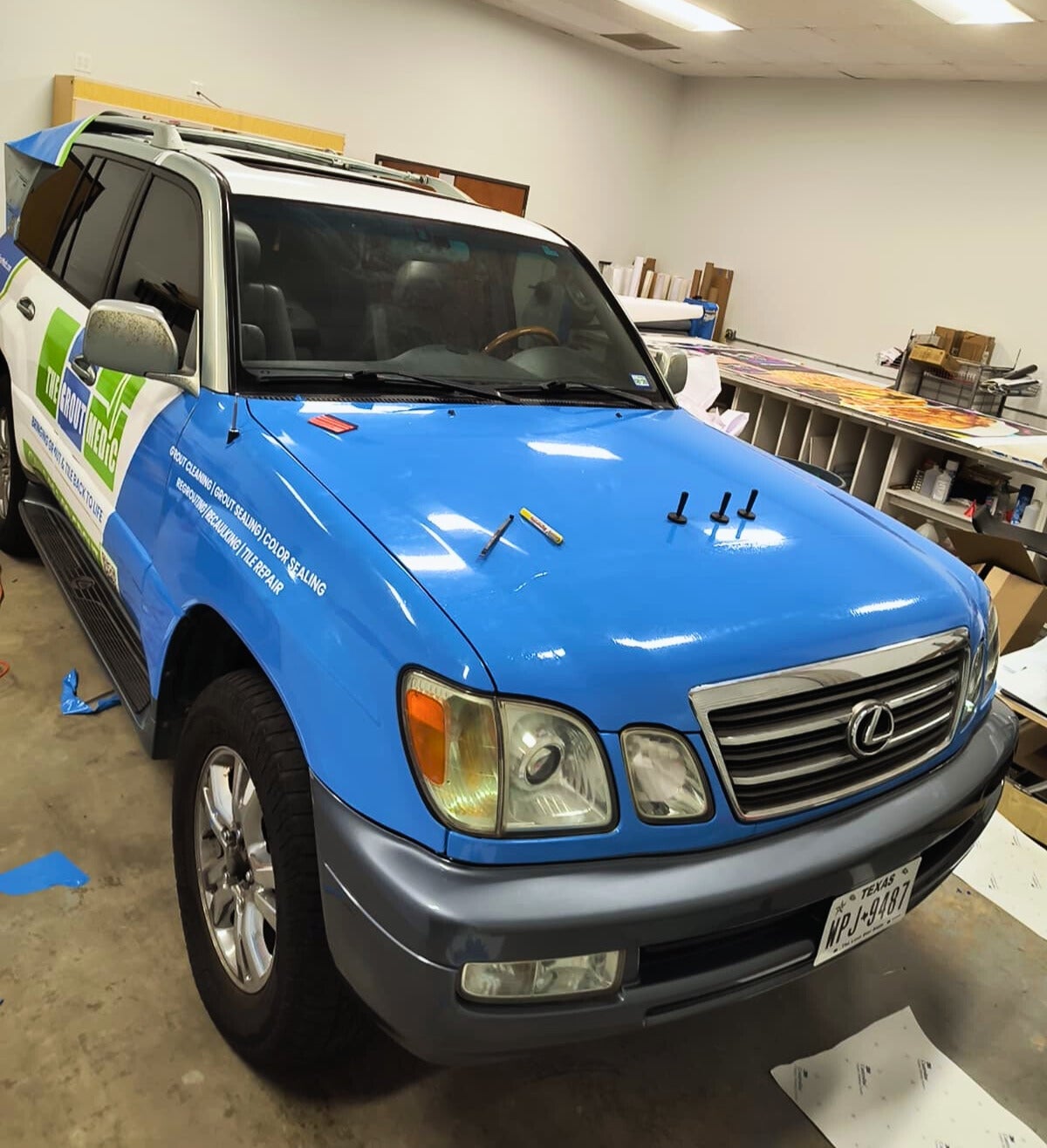 Full Vehicle Wrap for The Grout Medic in Plano, TX