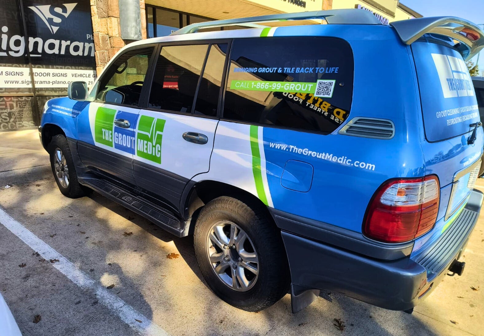 Full Vehicle Wrap for The Grout Medic in Plano, TX