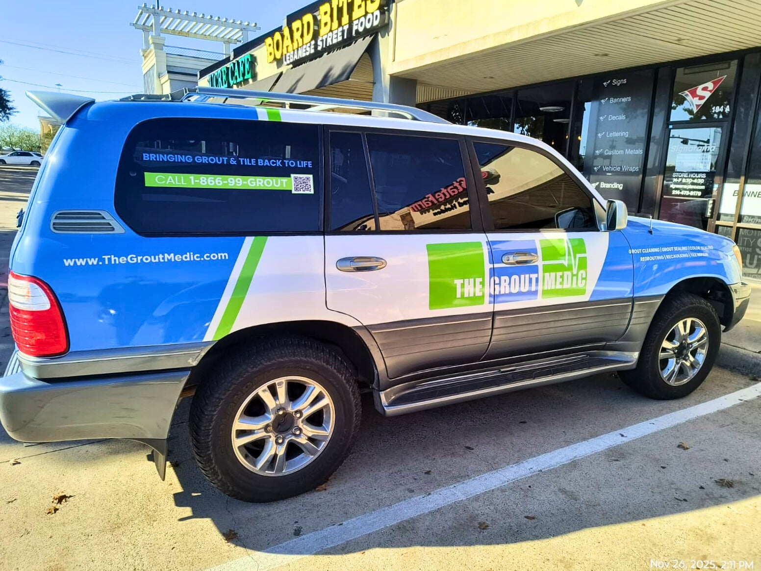 Full Vehicle Wrap for The Grout Medic in Plano, TX