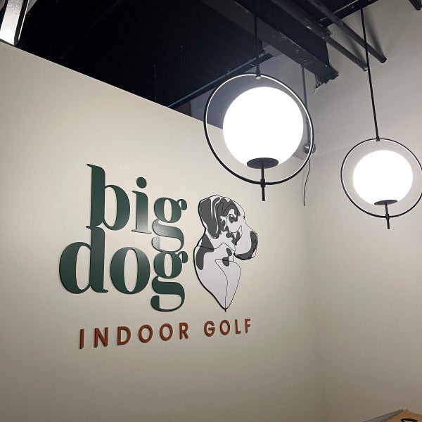 Big Dog Golf Interior Sign