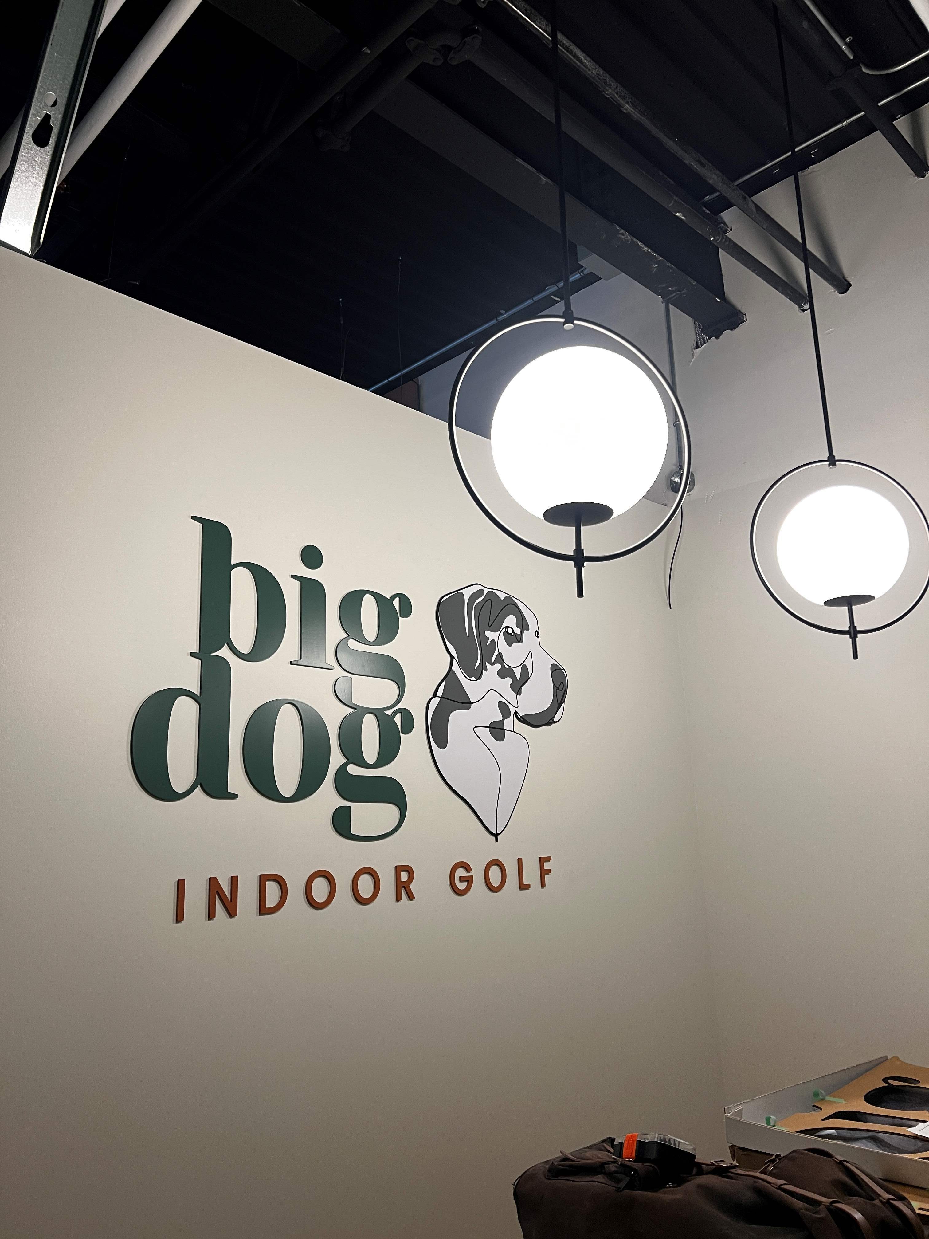 Big Dog Golf Interior Sign
